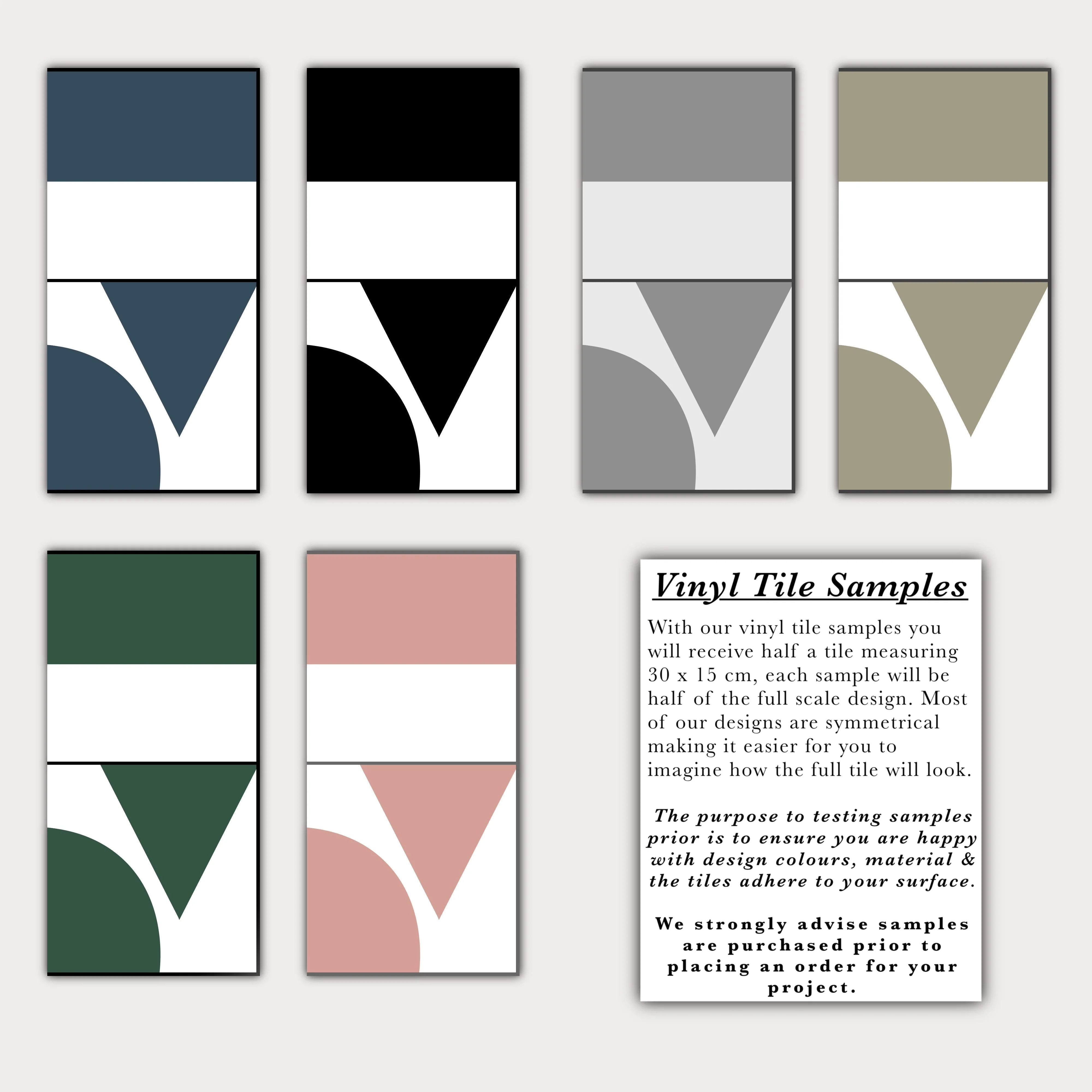 Abstract Geometric Sage Premium Peel & Stick Tiles - Image 4