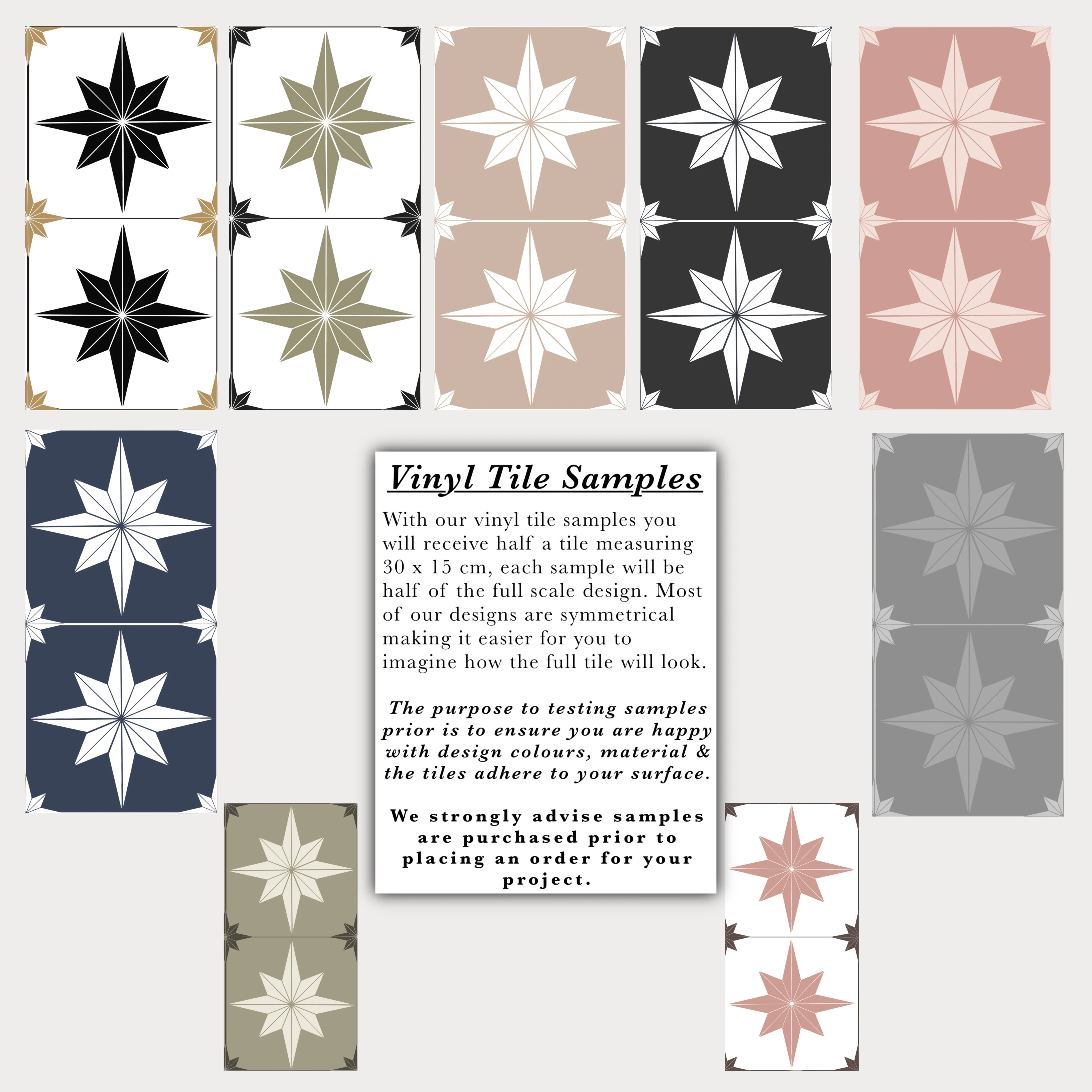 Astral Star Pink (Small) Premium Peel & Stick Tiles - Image 3