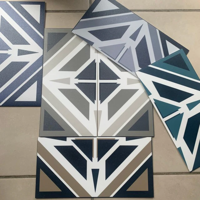 Aztec Teal Premium Peel & Stick Tiles - Image 7