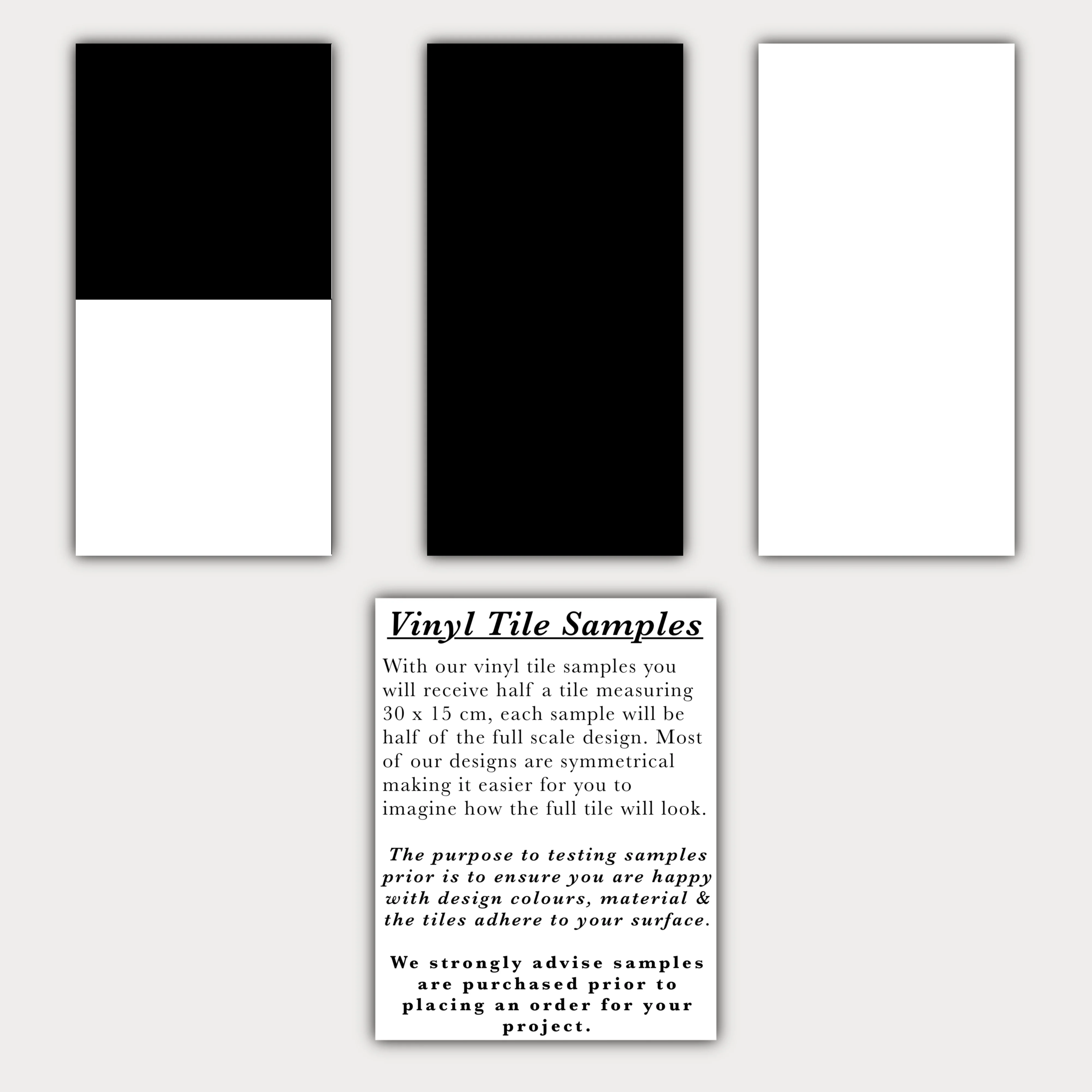 Black & White Checked Premium Peel & Stick Tiles - Image 3