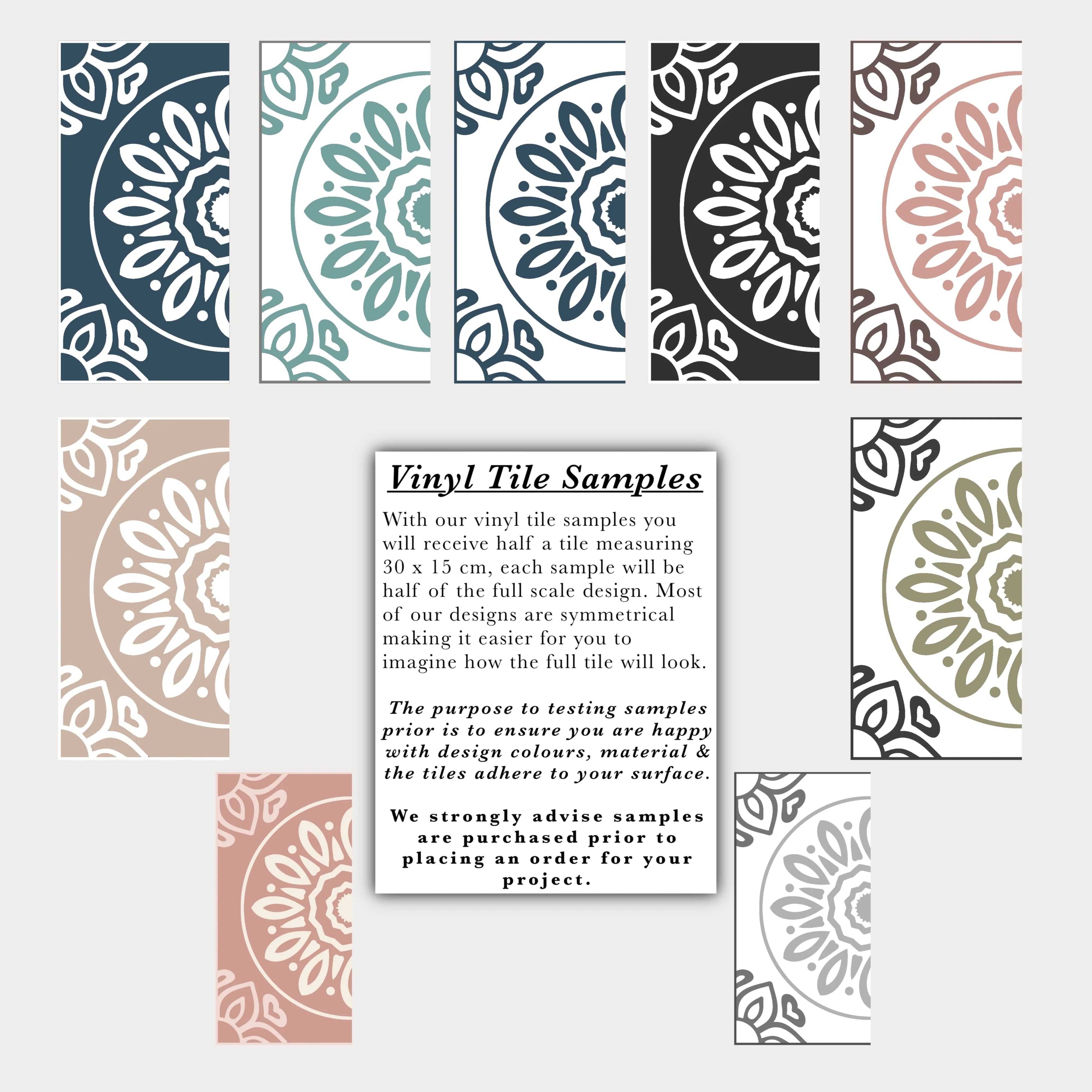 French Black & White (Large) Premium Peel & Stick Tiles - Image 2