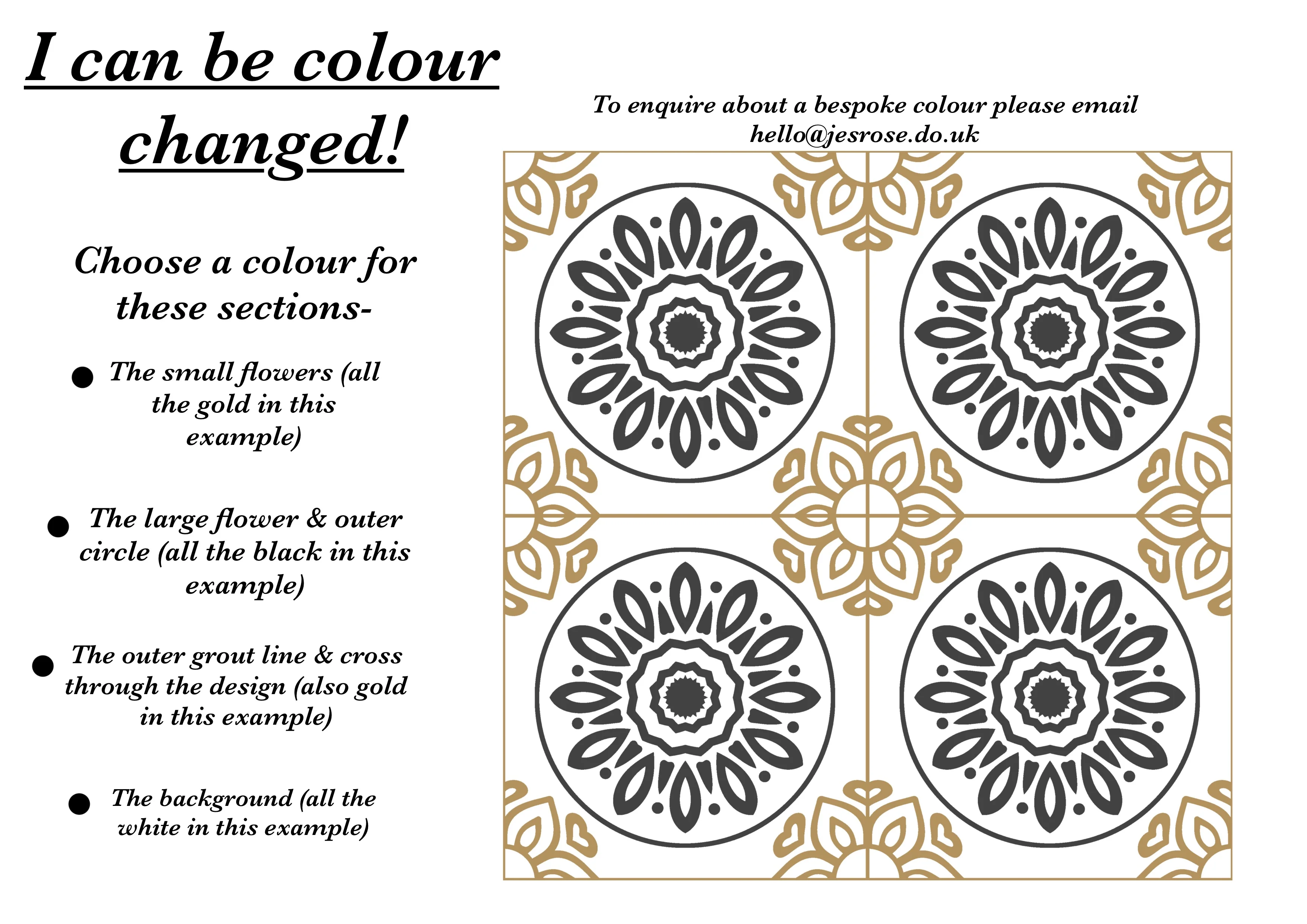 French Black & White (Small) Premium Peel & Stick Tiles - Image 6