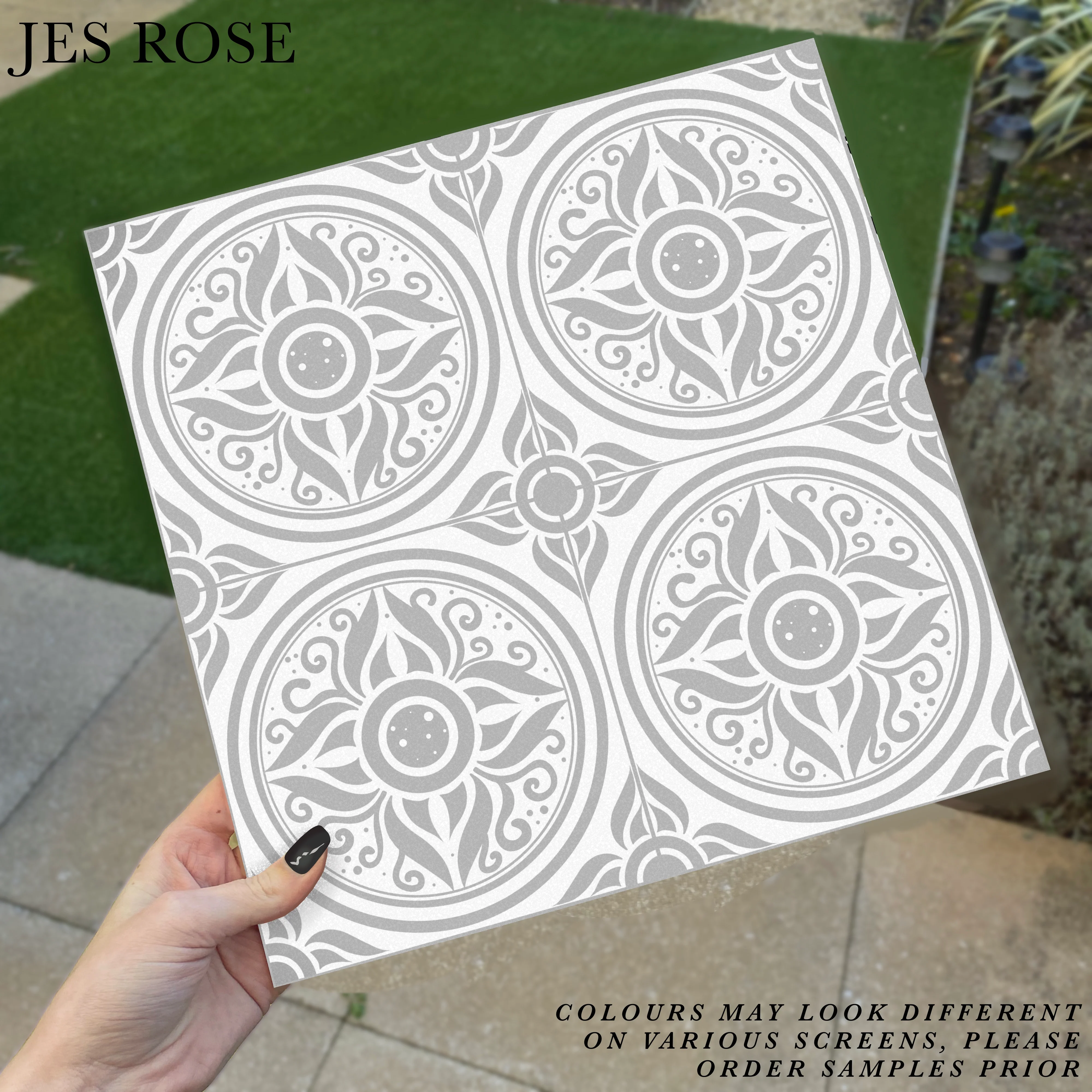 Lisbon Grey Premium Peel & Stick Tiles