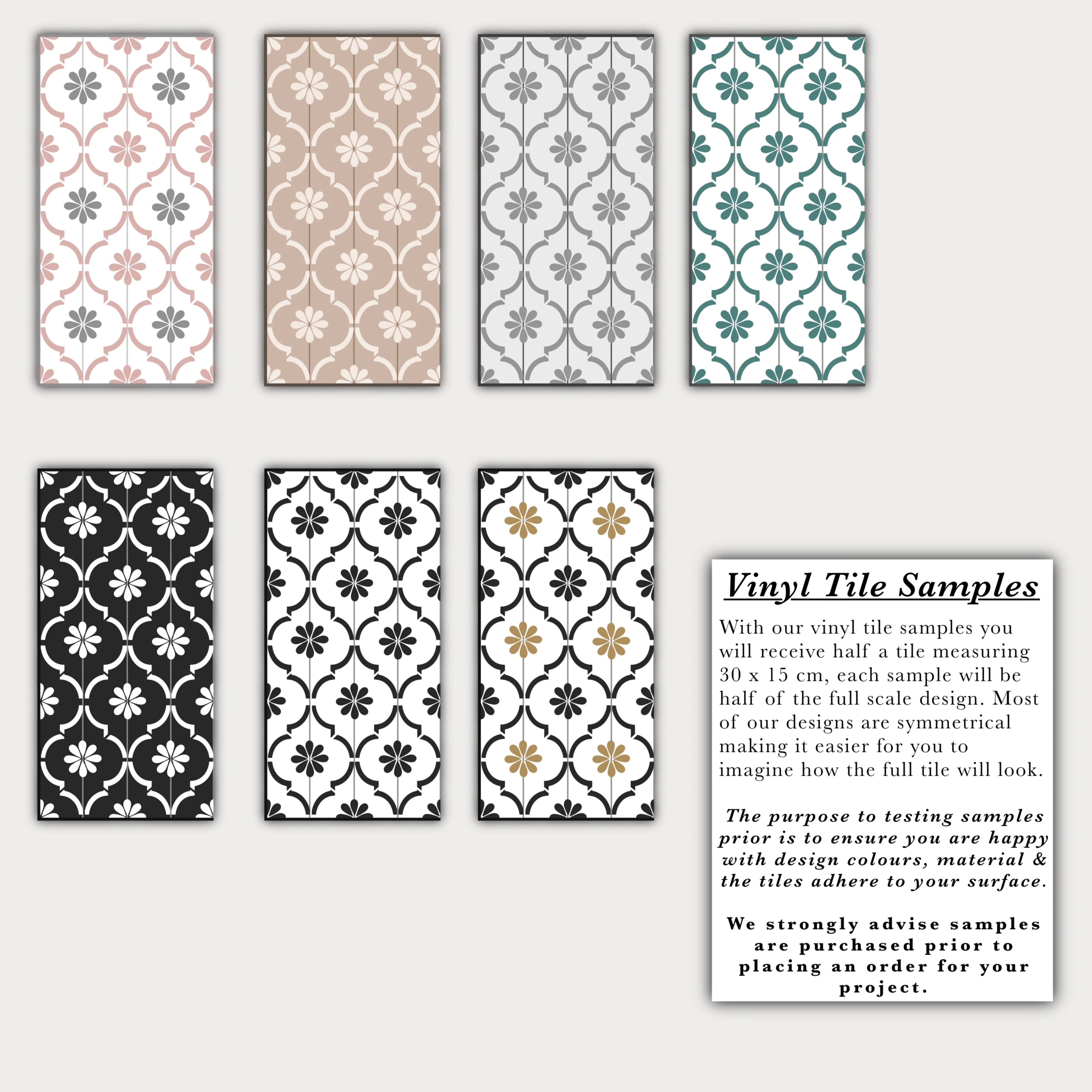 Moroccan Jannah Black Premium Peel & Stick Tiles - Image 4