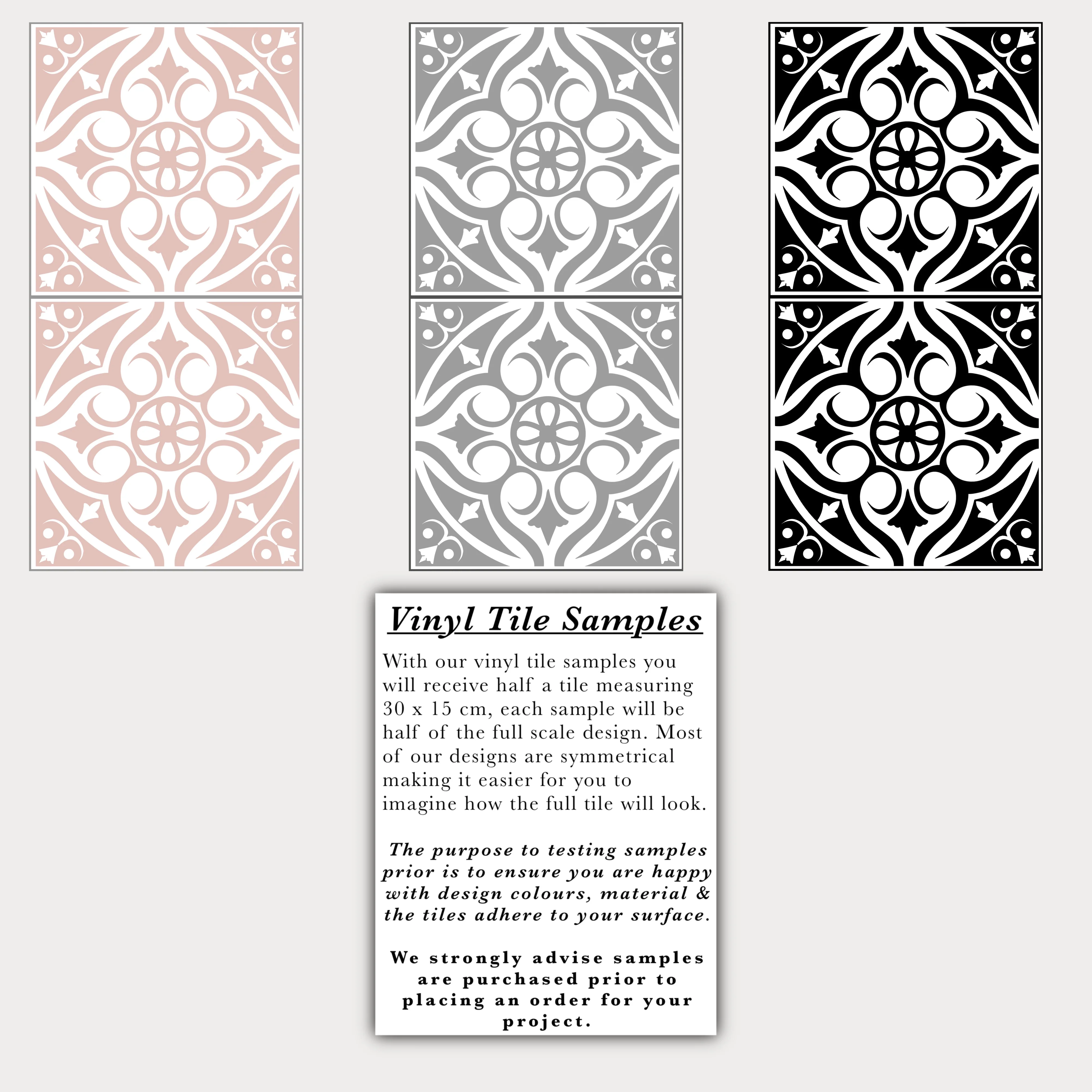 Victorian Black (Small) Premium Peel & Stick Tiles - Image 2