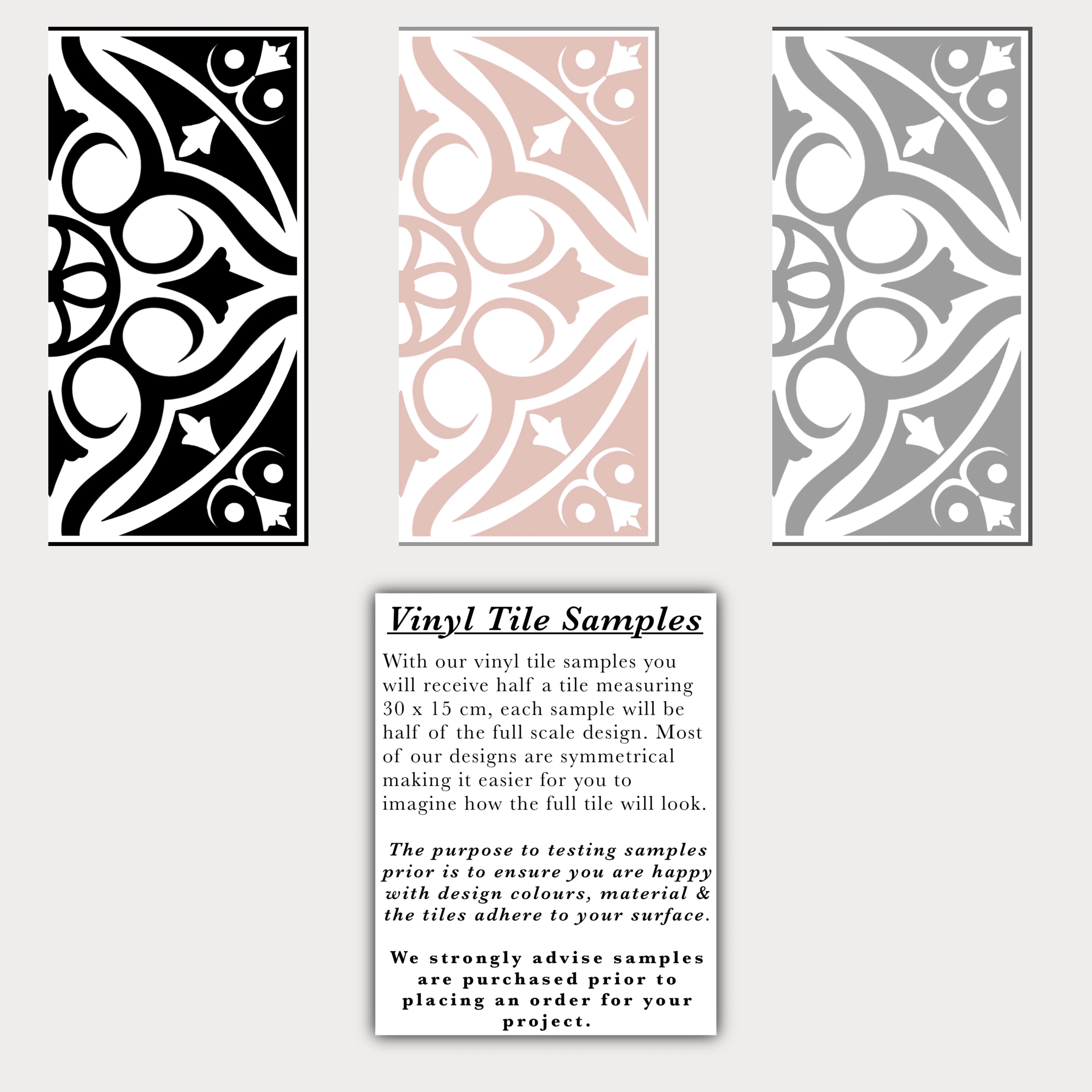 Victorian Grey (Large) Premium Peel & Stick Tiles - Image 2