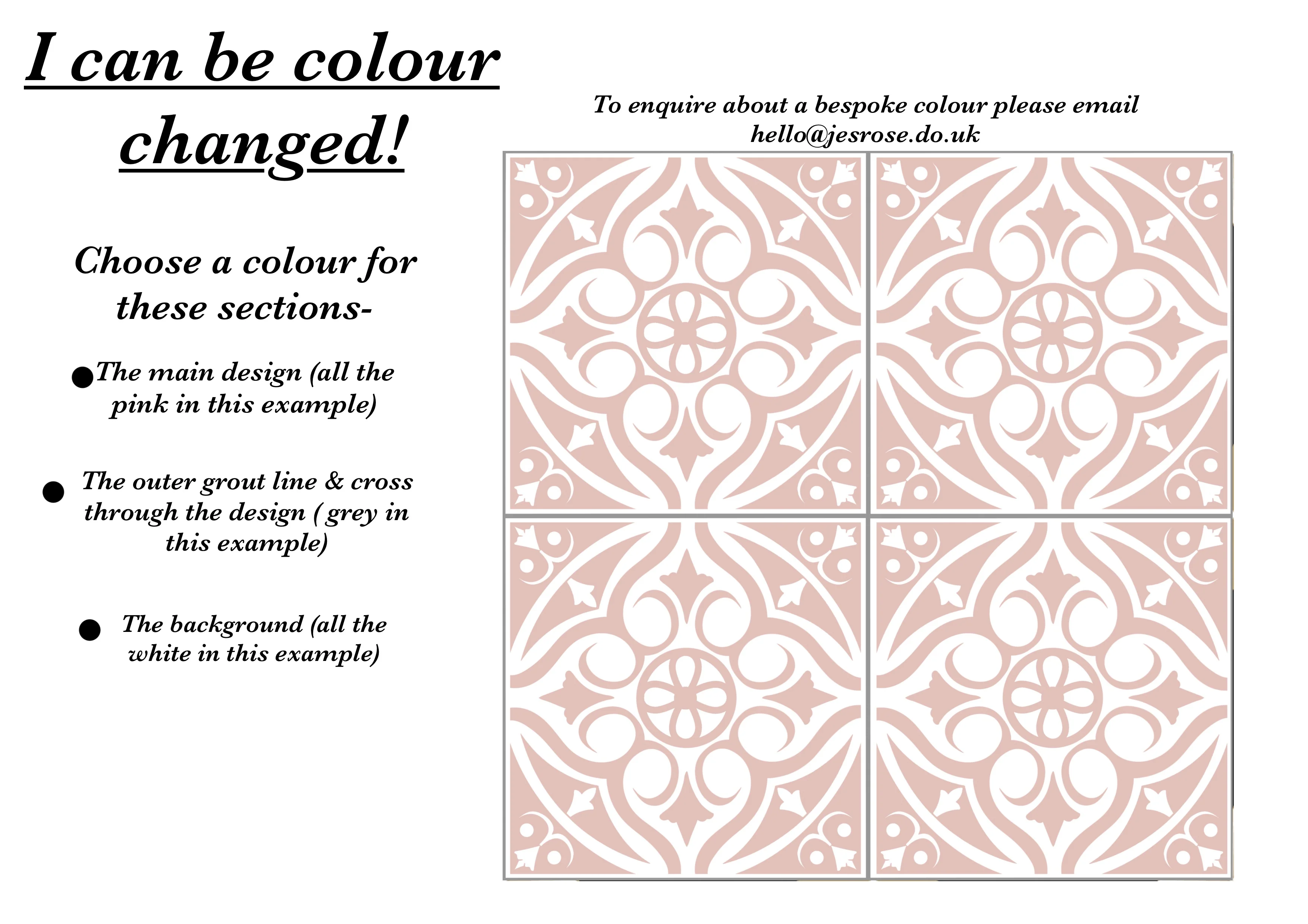 Victorian Pink (Large) Premium Peel & Stick Tiles - Image 4