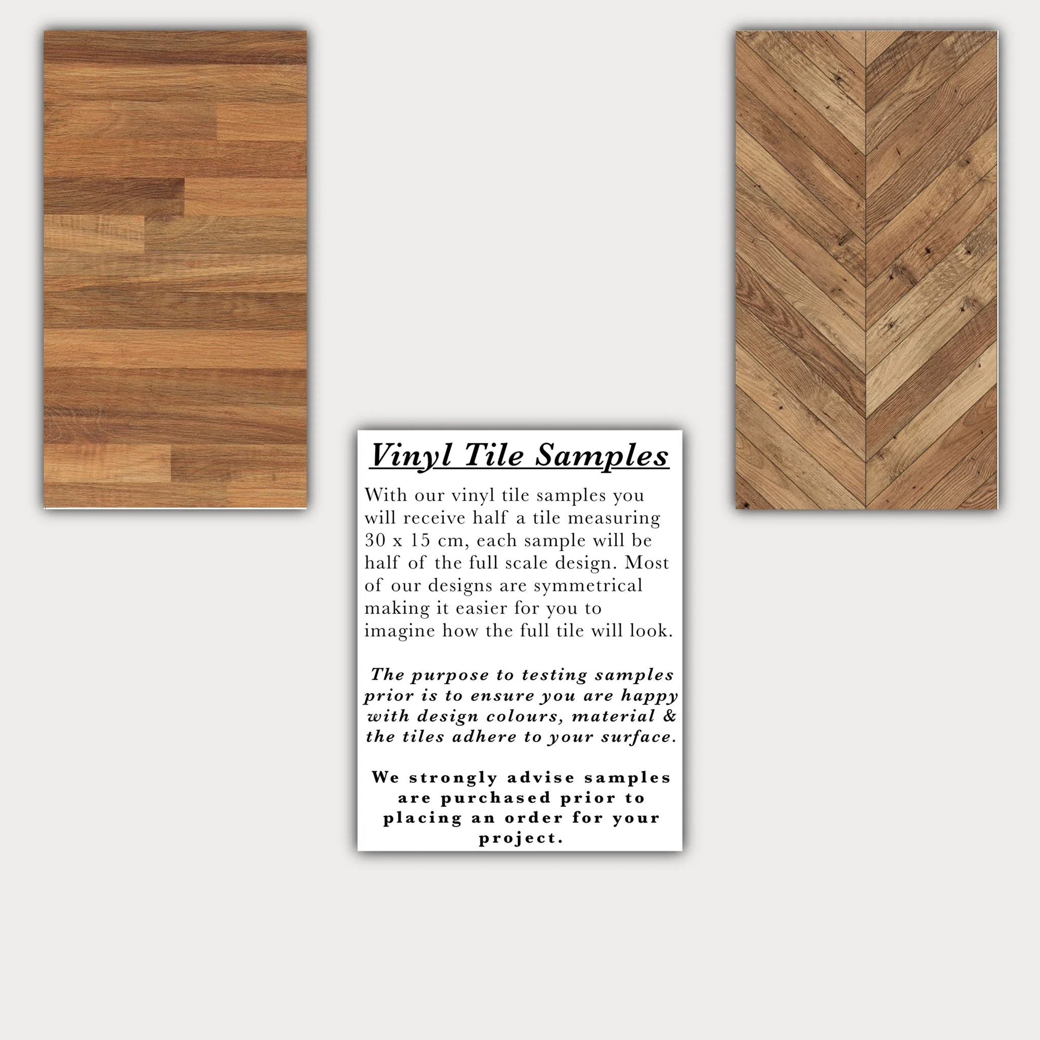 Wood Chevron Premium Peel & Stick Tiles - Image 2