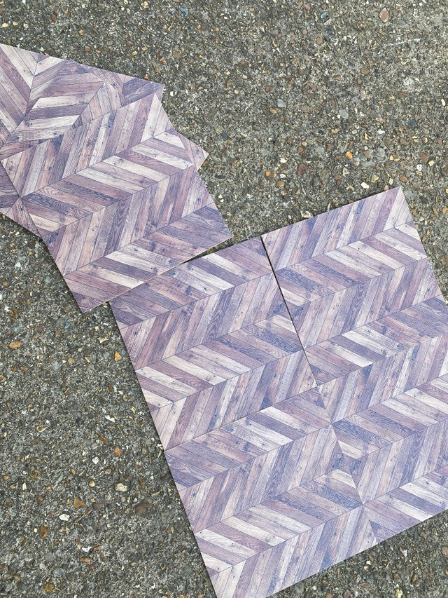 Wood Chevron Premium Peel & Stick Tiles - Image 5